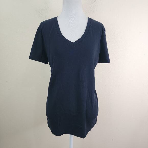 Eddie Bauer Women's Short Sleeve Essential Tee Shirt Size XL 100% Cotton - Picture 1 of 5
